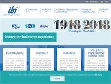 Tablet Screenshot of ibi-lorenzini.it